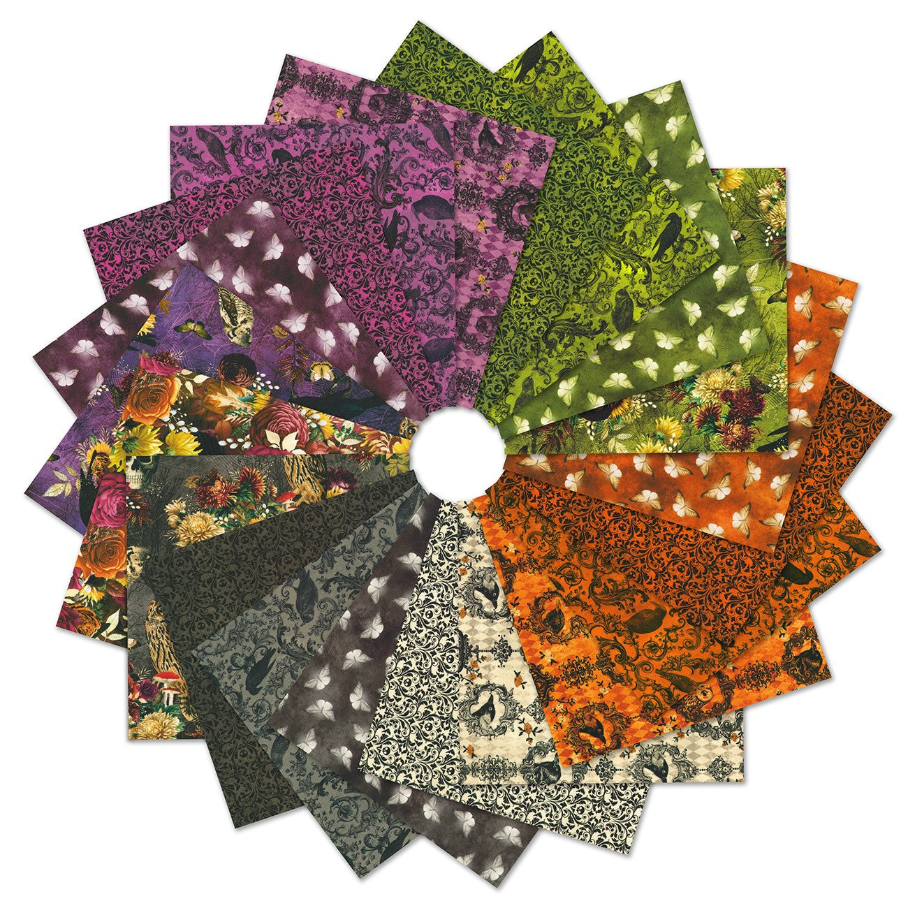 10in Squares Ravenwood, 42pcs/bundle