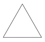 1-1/2in Equilateral Triangle Template