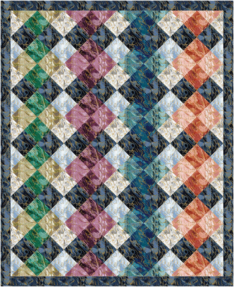 Quilt Kit Marbled Earth