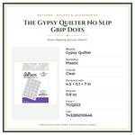 Product Specifications – The Gypsy Quilter No Slip Grip Dots