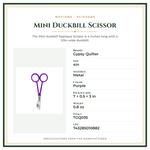 Product Specifications – Mini Duckbill Scissor