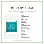 Product Specifications – Tote Trivet Teal