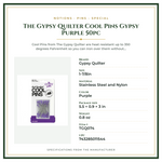 Product Specifications – The Gypsy Quilter Cool Pins Gypsy Purple  50pc
