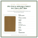 Product Specifications – No-Stick Applique Sheet 14-1/3in x 18-7/8in