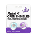 The Gypsy Quilter Nailed It Open Thimble Set