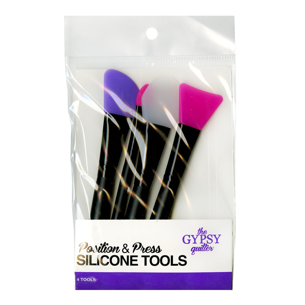 The Gypsy Quilter Position and Press Quilting  and Sewing Silicone Tools 4ct