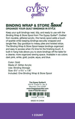 Binding Wrap and Store Spool Gold