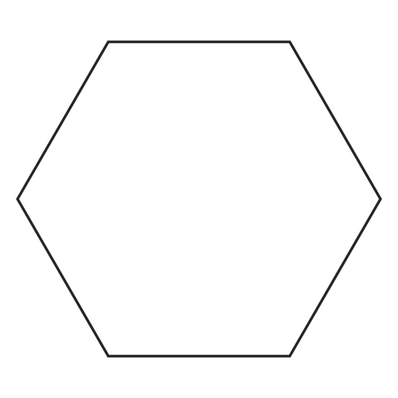 1/4in Hexagon Template