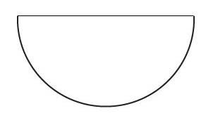 2-1/2in Half Circle Template