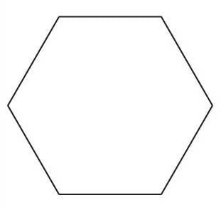 2-1/2in Hexagon Template