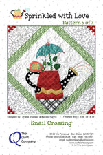 Sprinkled with Love Block 5 Snail Crossing