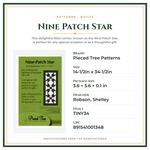 Product Specifications – Nine Patch Star
