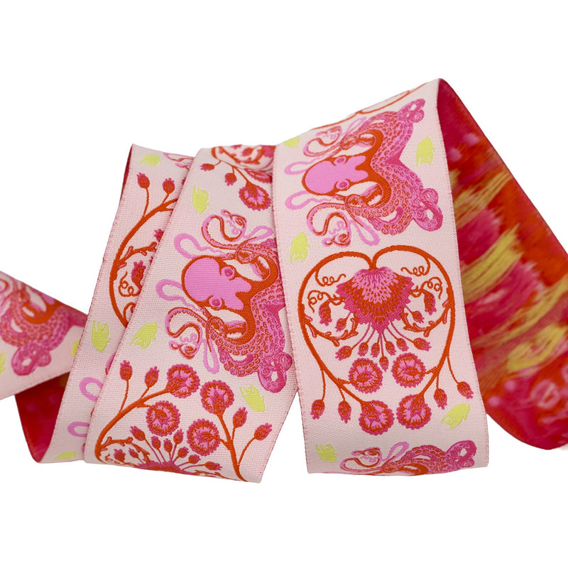 Floral Reef Octogarden in Coralline 1-7/8in x 15yd