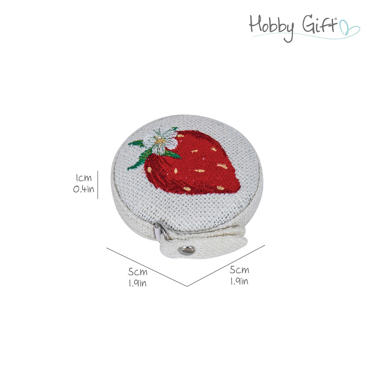 Retractable 60in Tape Measure Sweet Strawberries