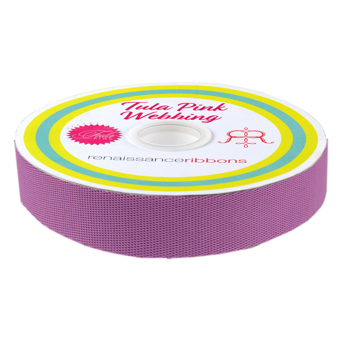 Tula Pink EverGlow Webbing  Mystic/Purple 1in x 16yds
