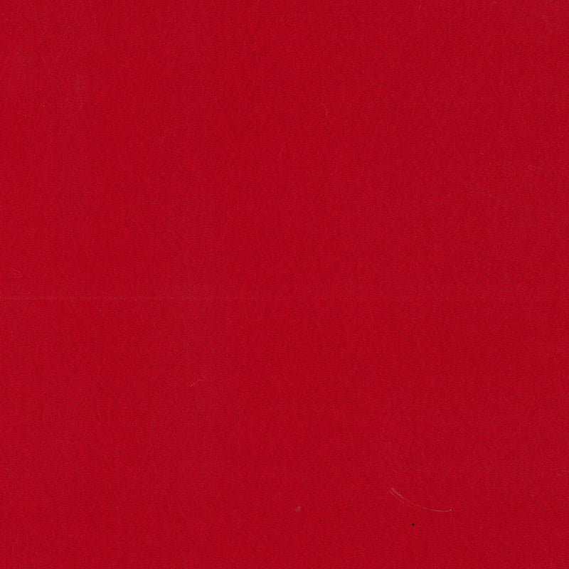 Wool Felt Bright Red 12in x 18in
