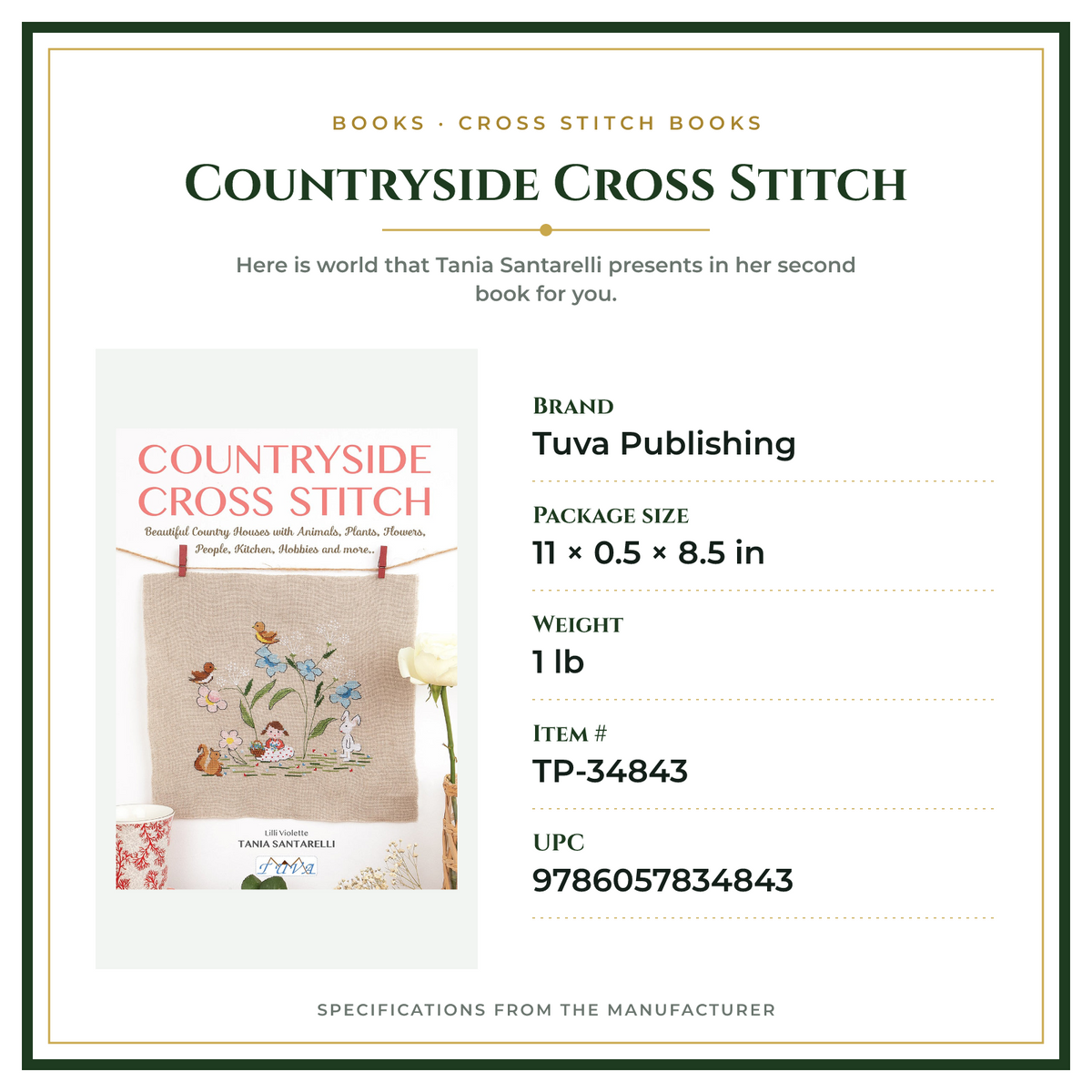 Product Specifications – Countryside Cross Stitch