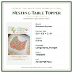 Product Specifications – Nesting Table Topper
