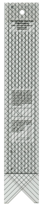Bias Ruler 14in x 2-1/2in x 1/4in