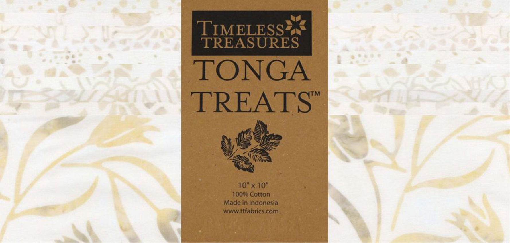 10in Squares Tonga Batik Linen, 42pcs/bundle