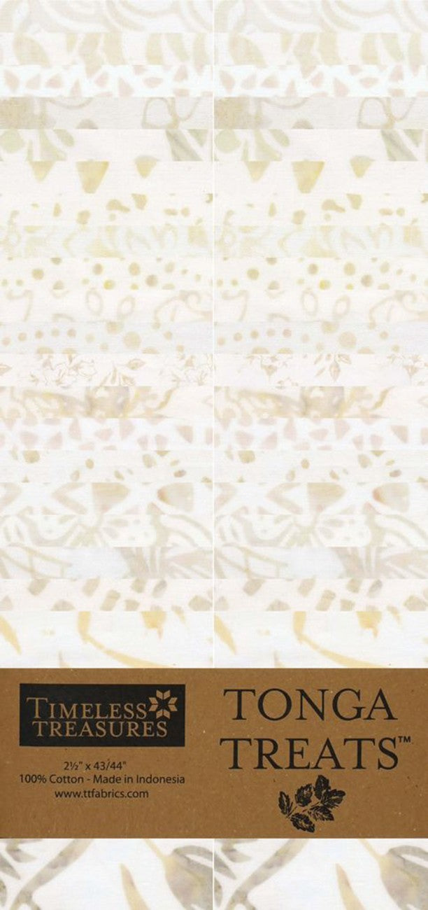 2.5in Strips Tonga Batik Linen, 40pcs/bundle