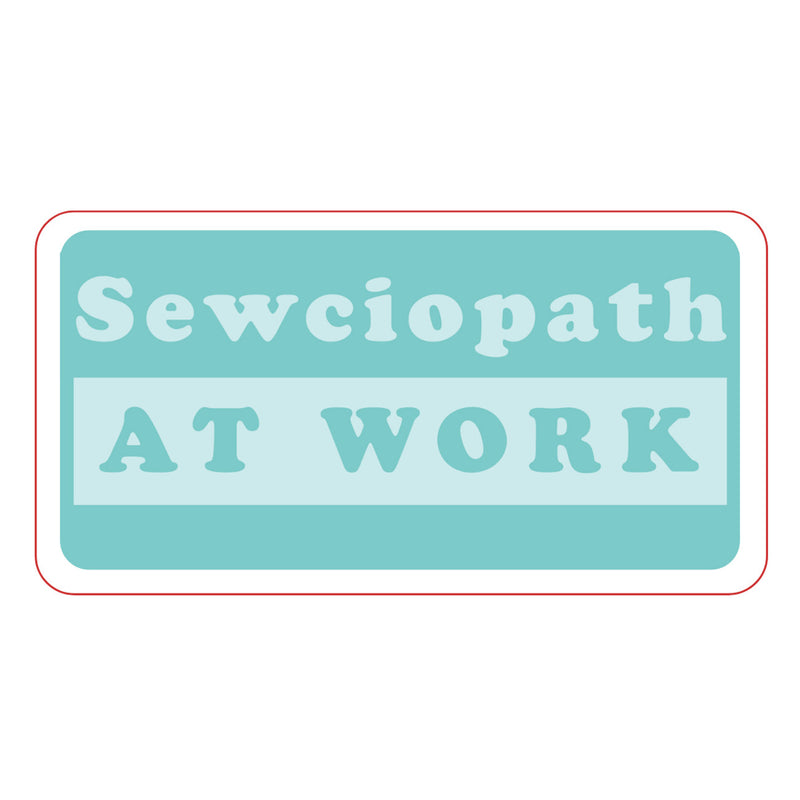 Sewciopath Stickers 6pk