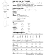 Maison Top & Joggers Pattern