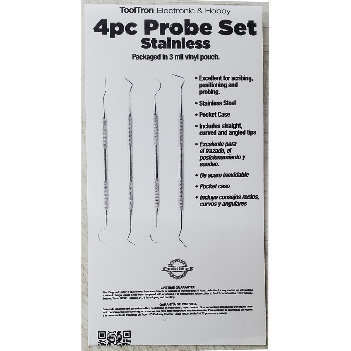 Stiletto & Probe Set 4pc