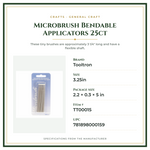 Product Specifications – Microbrush Bendable Applicators 25ct