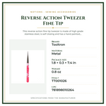 Product Specifications – Reverse Action Tweezer Fine Tip