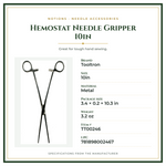 Product Specifications – Hemostat Needle Gripper 10in