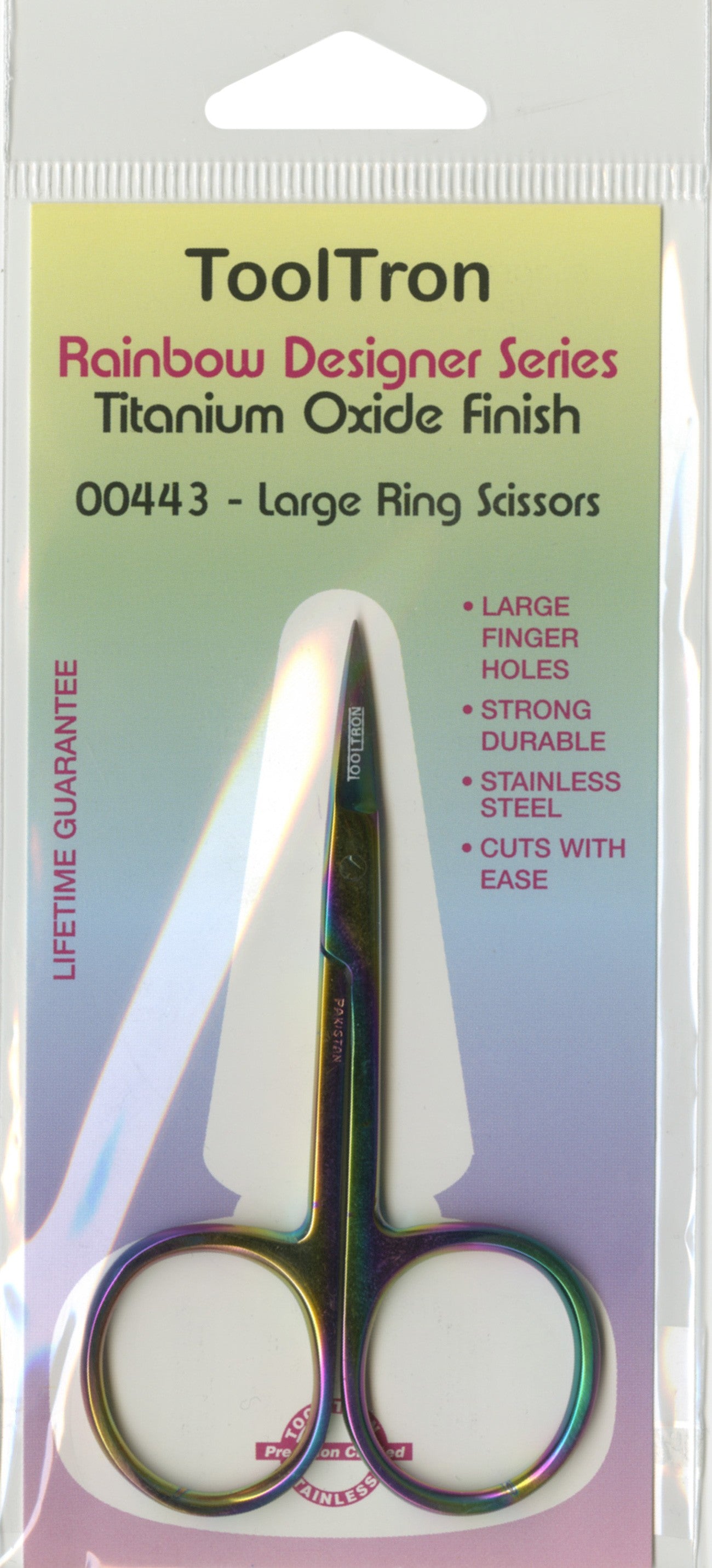 Large Ring Scissors Titanium Oxide Finish