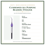 Product Specifications – Cushioned All Purpose Beading Tweezer
