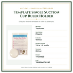 Product Specifications – Template Single Suction Cup Ruler Holder