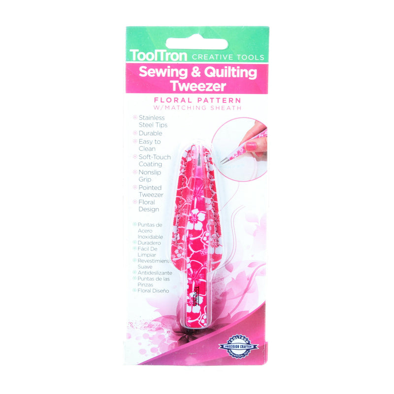Sewing and Quilting Tweezers Floral