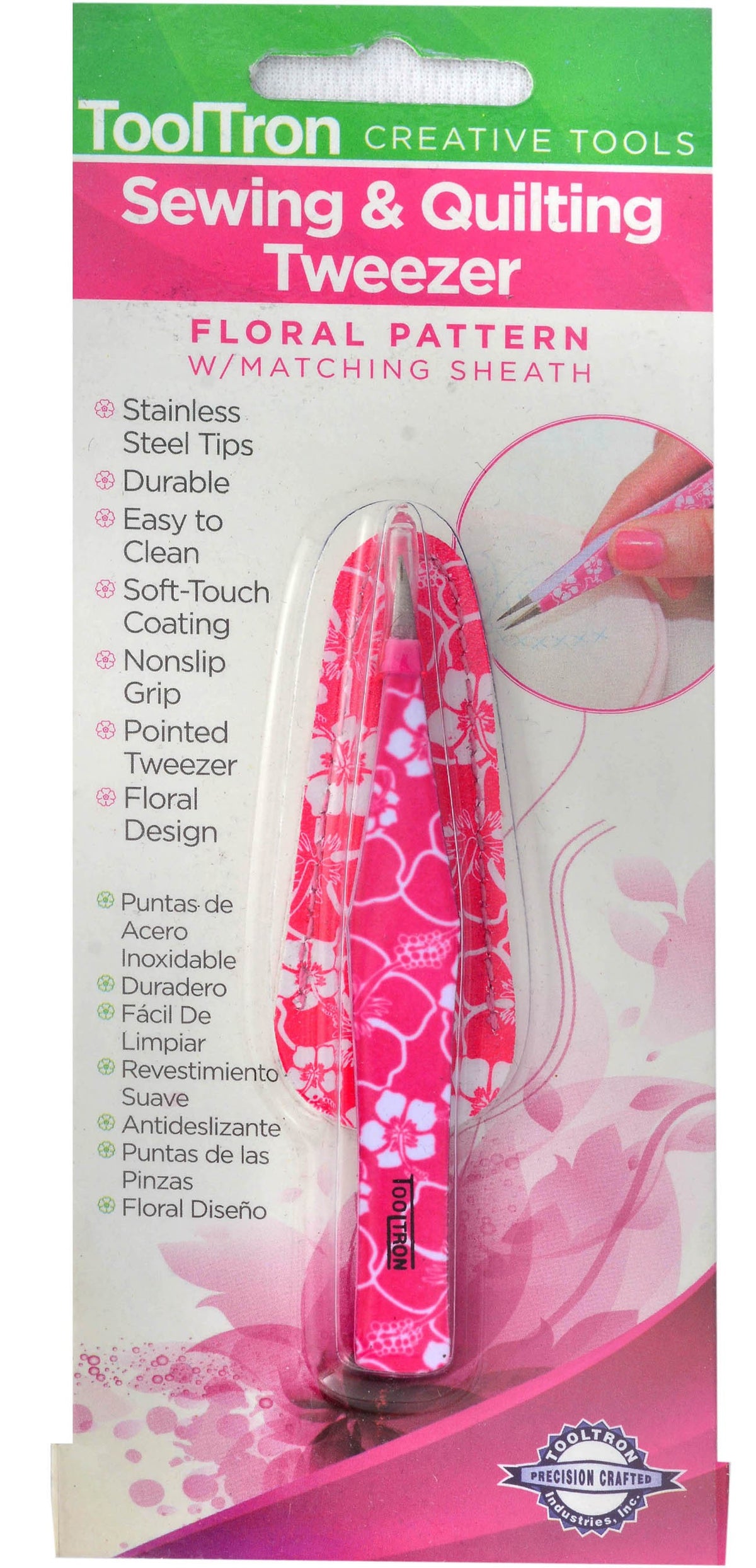 Sewing and Quilting Tweezers Floral
