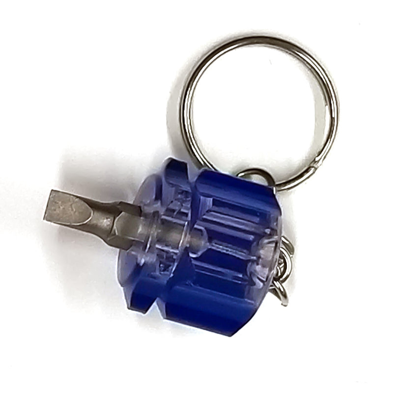 Micro Flathead Screwdriver With Keychain