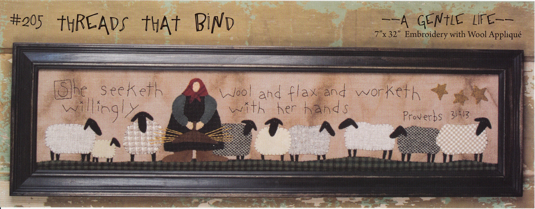 A Gentle Life Embroidery & Wool Applique