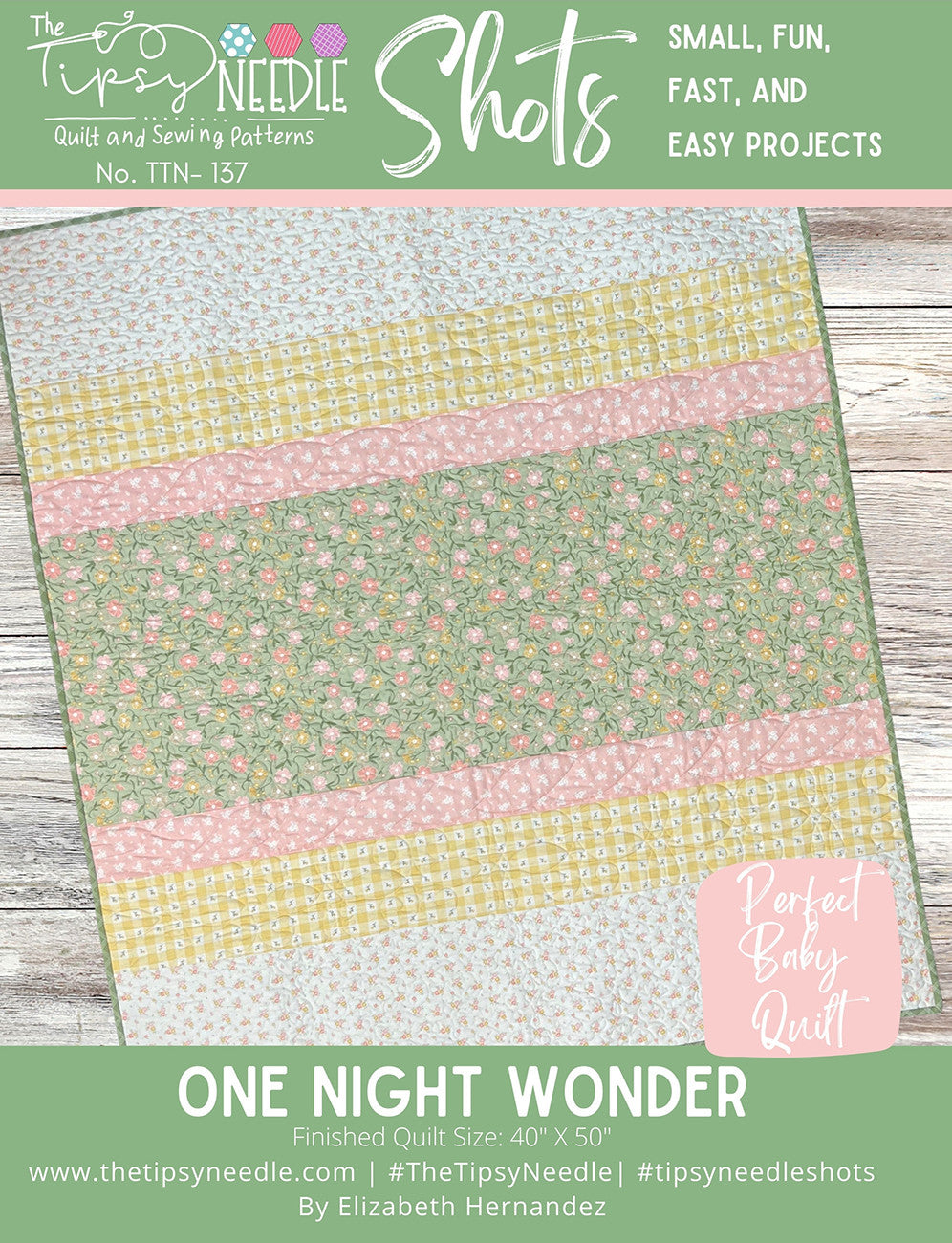Shots - One Night Wonder Baby Quilt