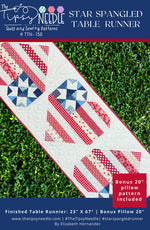 Star Spangled Table Runner and Pillow