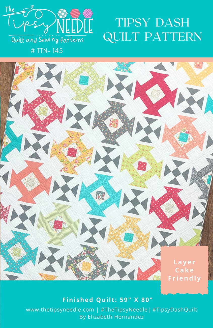 Tipsy Dash Quilt Pattern