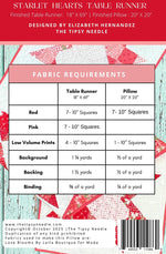 StarletHearts Table Runner
