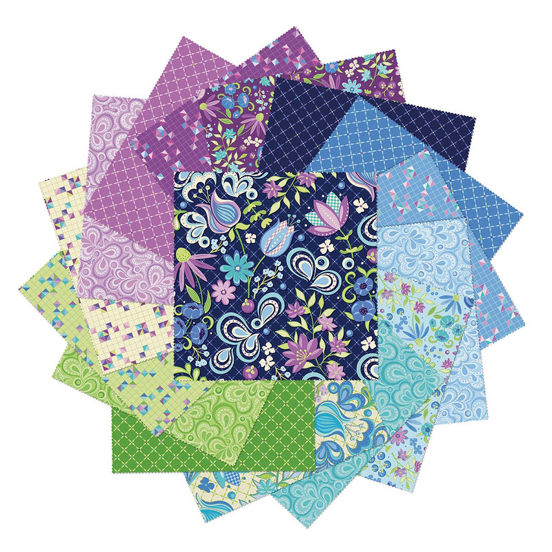 Twilight Serenade 10in Squares, 42pcs/bundle