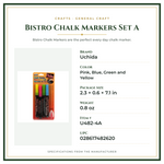 Product Specifications – Bistro Chalk Markers Set A