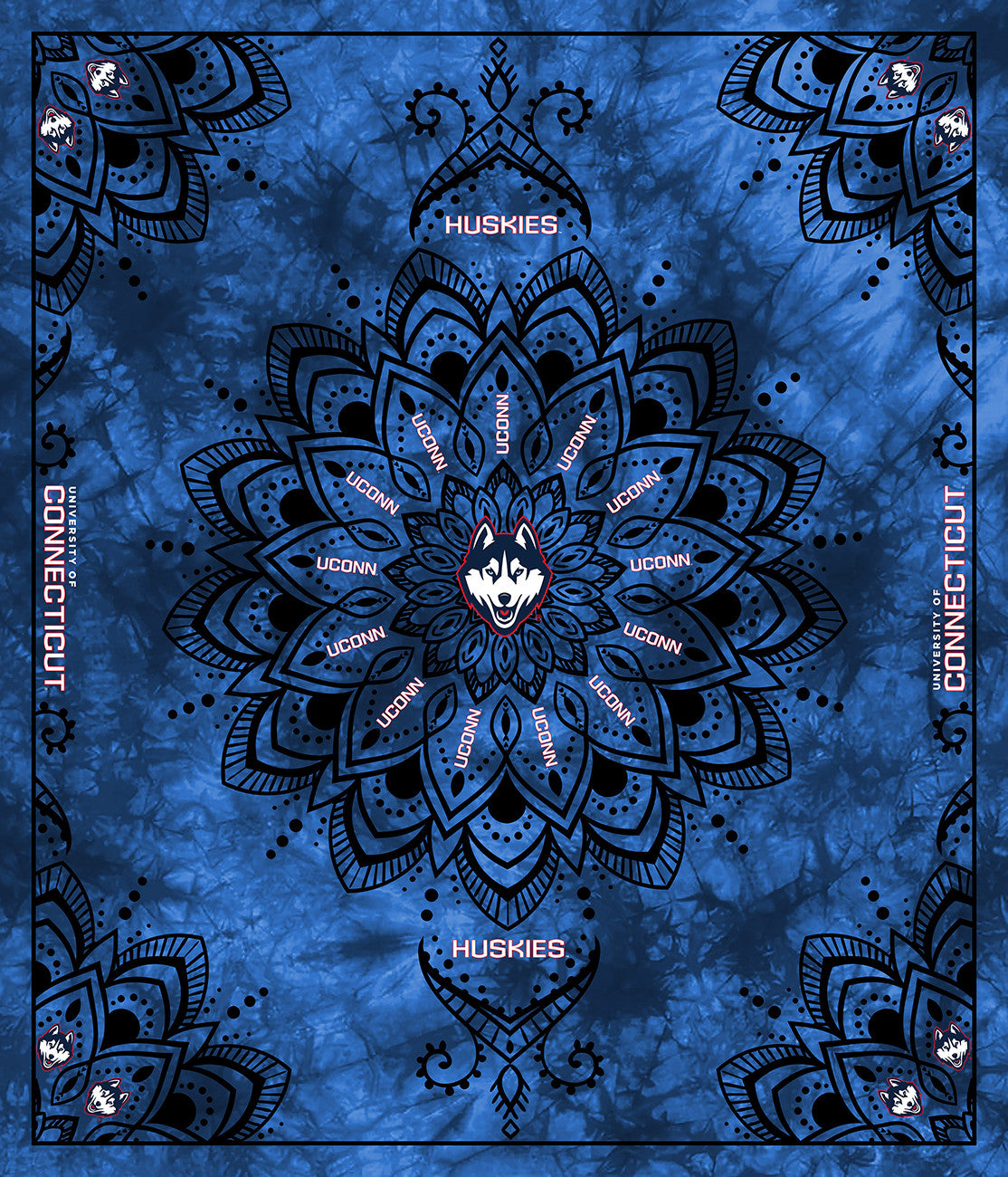 Unv Of Connecticut Collegiate Tapestry-48in x 56in
