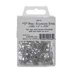Blocking T Pins Stainless Steel #20 1.2in 100pk