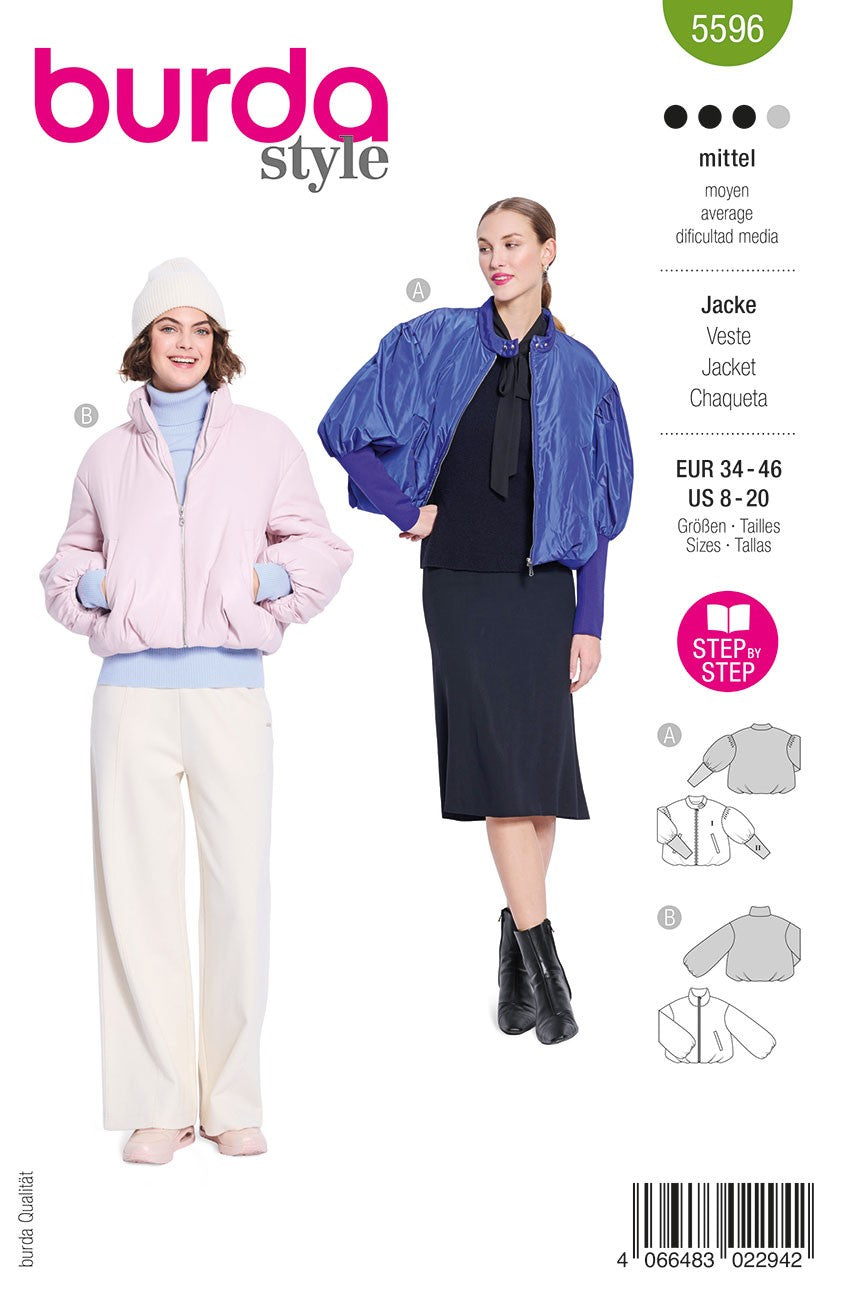 Burda Style Women's Bomber Jacket #5596