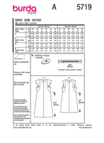 Burda Style Women's Dress #5719 Easy