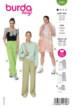 Burda Style Women's Pants #5761 Super Easy