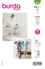 Burda Style Kid's Toys Swan & Elephant #5833 Easy